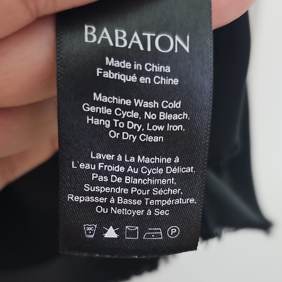 Babaton Classic Black Top Size S - Picture 3 of 10